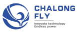 Chalong Fly (CLF) logo — Innovate technology, Endless power