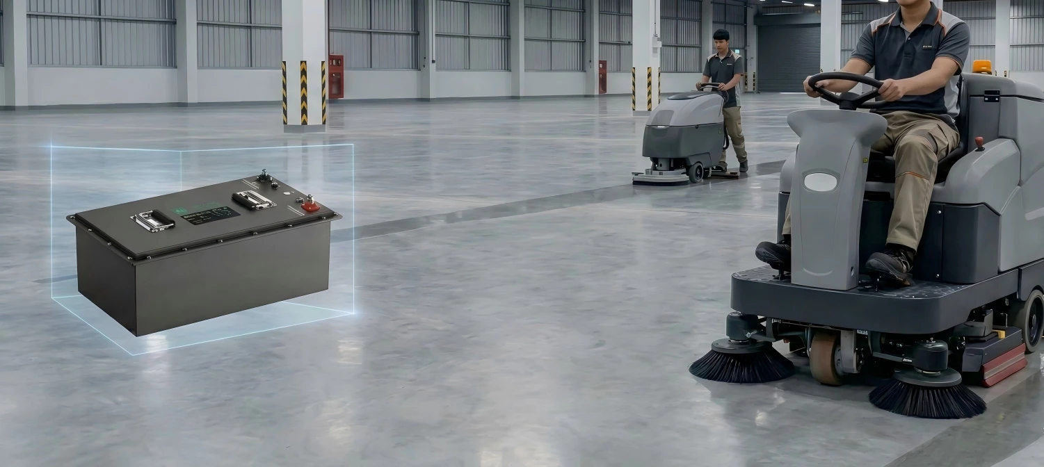 Floor Cleaning Machine Lithium Battery Solutions