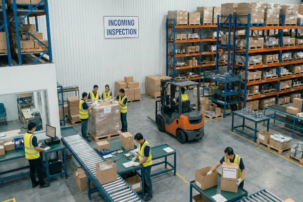 Warehouse Incoming Inspection Area